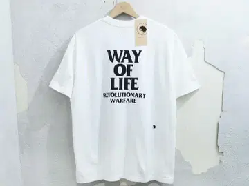 새상품 L RATS BOX LOGO WAY OF LIFE TEE 티셔츠