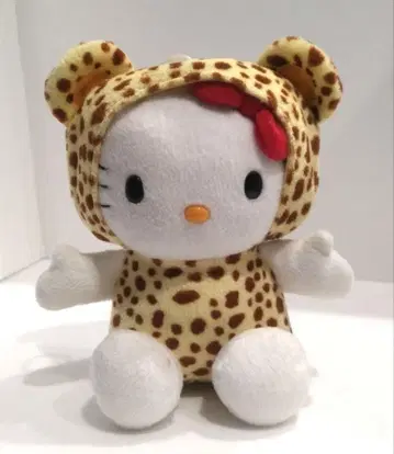산리오 헬로키티 인형옷 봉제 인형 표범 무늬 레오파드 무늬 키티