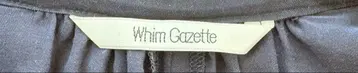 Whim Gazette 블랙 풀오버 반팔