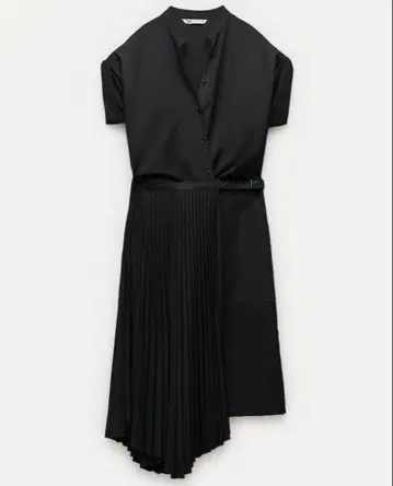 ZARA ZW 컬렉션 자라 원피스 플리츠 스커트 사이즈 S