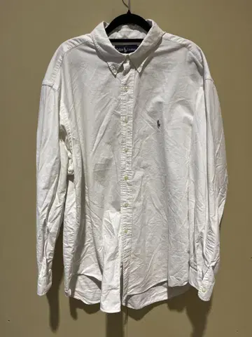 Ralph Lauren Yarmouth 화이트 긴팔 셔츠