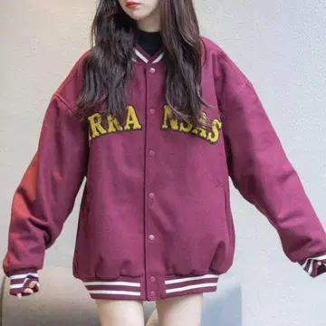 WEGO 바시티 자켓