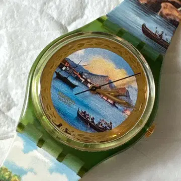 swatch 스와치 지중해풍 아트 배터리 소모