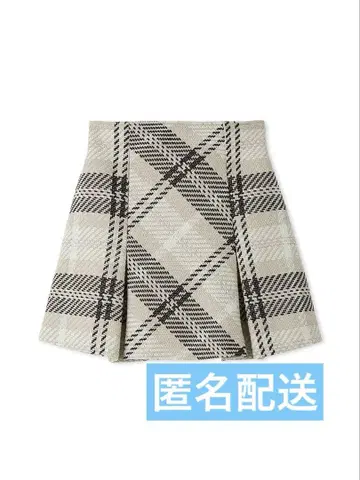 snidel 스나이델 로빙 체크 미니 스커트
