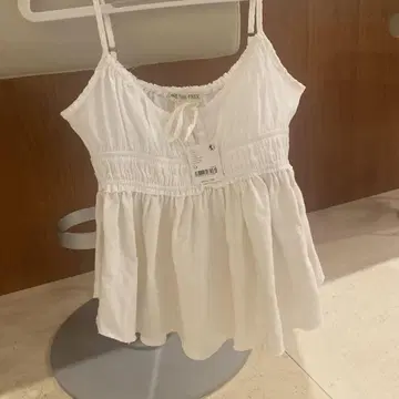 Free People 화이트 탱크탑