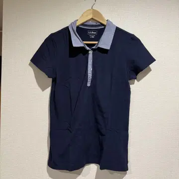 L.L.Bean 엘엘빈 피케 셔츠 반팔 L 상당 네이비
