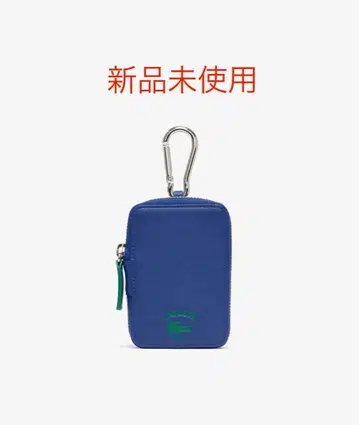 라코스테 슈링크 카우 가죽 스마트 키 파우치 카라비너 포함