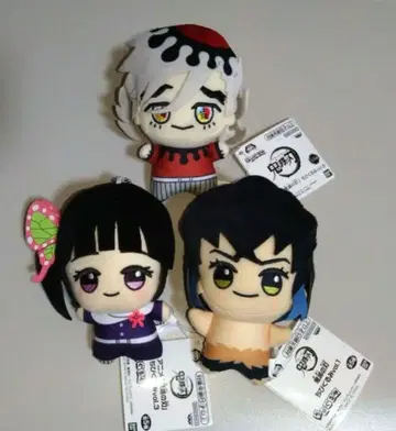 귀멸의 칼날 SD 인형 하시비라 이노스케, 츠유리 카나오, 도우마