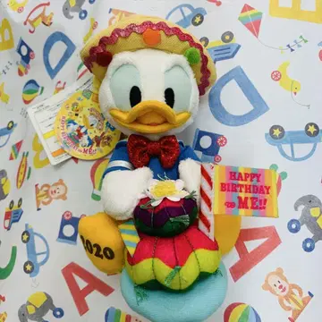디즈니 도날드 봉제 인형 배지 벌스데이 생일 2020