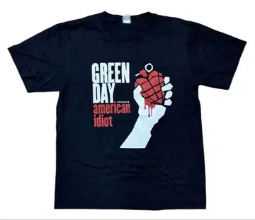 The GTS greenday 그래픽 프린트 밴딩 티셔츠