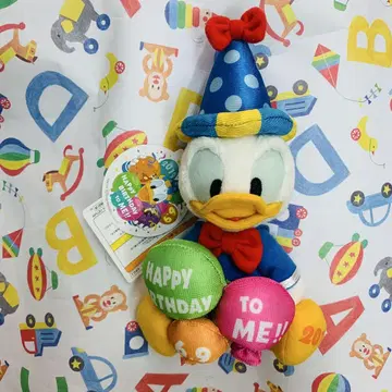디즈니 도날드 봉제 인형 배지 벌스데이 생일 2019