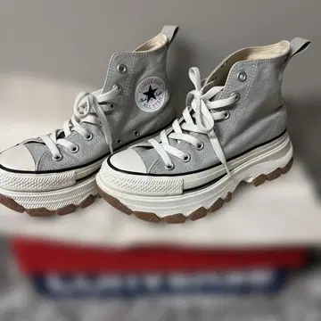 ALL STAR 컨버스 트렉 웨이브 하이컷 스니커즈 통굽