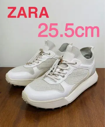 자라 스니커즈 25.5cm 베이지