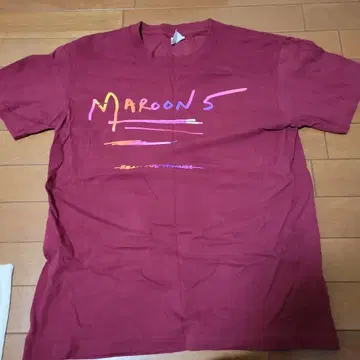 maroon5 티셔츠 사이즈 M