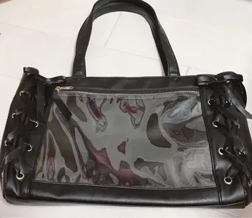 WEGO 레이스업 이타백 S 블랙