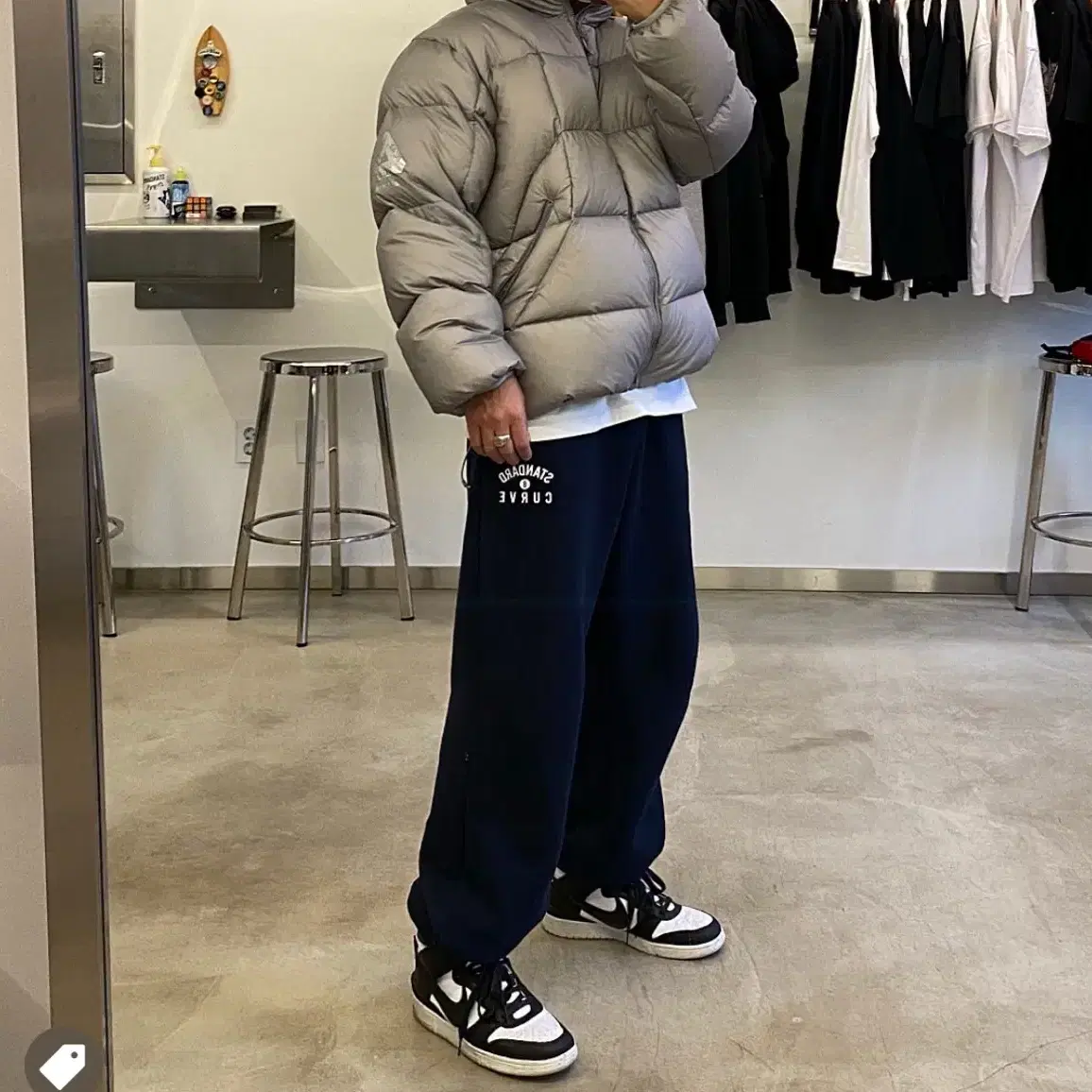 PALACE | 팔라스 (L) Palas Cardigan HAIRY FLOWER KNIT DARK