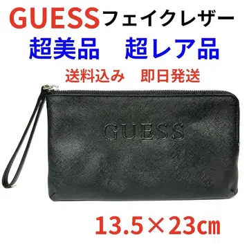 게스 GUESS 클러치백 인조 가죽 PVC 정품 미국 구매