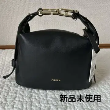 FURLA 훌라 NUVOLA 미니 백 블랙
