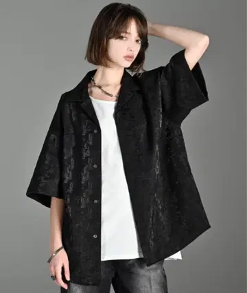 25SS 프리미엄 퀄리티 하이브리드 루즈 셔츠 XS