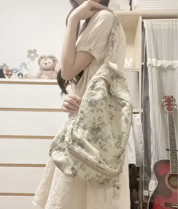 모리걸 페어리 그런지 헤이세이 레트로 꽃무늬 백팩 럭색