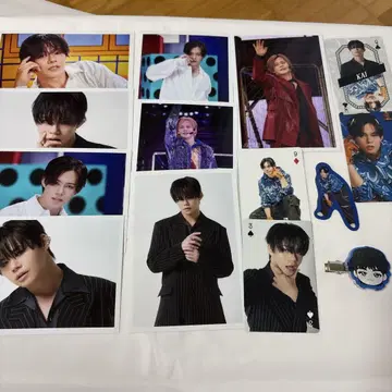 초특급 카이 브로마이드 트레이딩 카드 헤어 클립 스티커 세트