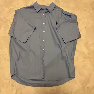U.S. POLO ASSN. 반팔 셔츠 M 라이트 블루