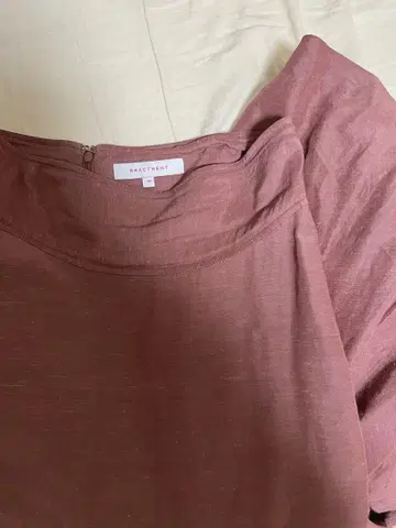 레드 브라운 플레어 롱 스커트