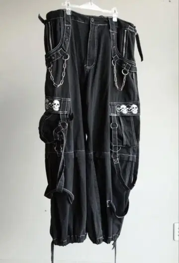 TRIPP NYC 블랙 XL 팬츠 스컬