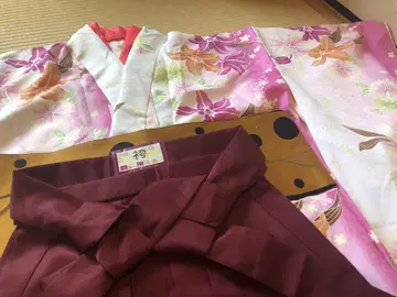 졸업 하카마 기모노 세트