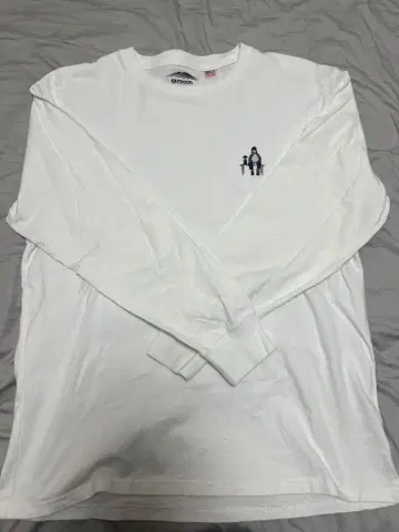 OUTDOOR XL 화이트 긴팔 티셔츠