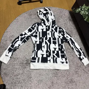 Tommy HILFIGER 타미힐피거 올 패턴 후드티 M