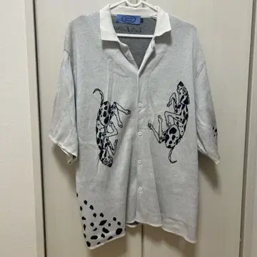 Left Alone 달마시안 패턴 가디건 L 사이즈