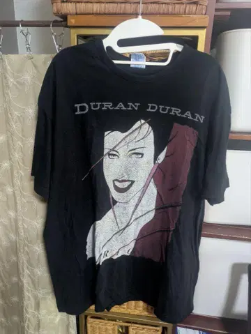Duran Duran 그래픽 티셔츠 L 사이즈 블랙