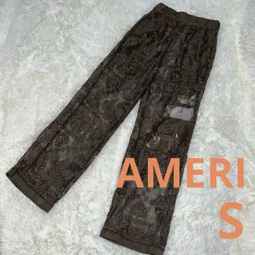 새상품 AMERI BLOCK LACE STRAIGHT PANTS, S