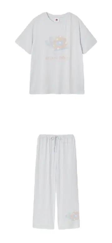 만박 젤라또피케 밧코콜라보 미사용 새상품 컷티셔츠 파자마