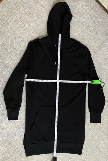 H&M 롱 지퍼 후드티
