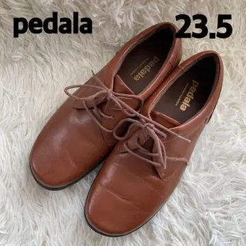 pedala 브라운 천연 가죽 스니커즈 23.5