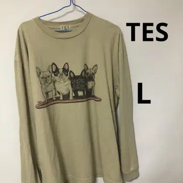 TES 롱 T 롱 소매 길이 j L