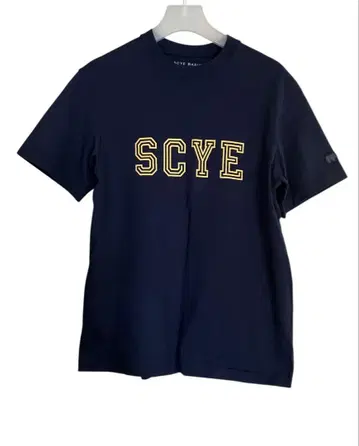 SCYE BASICS 로고 티셔츠 네이비