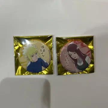 NARUTO 난자 타운 훈련장 캔뱃지 미나토 키시나