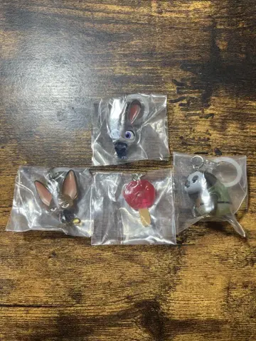 주토피아 메지루시 액세서리 4종 세트