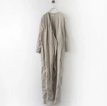 nest Robe 린넨 융모 가공 점프 수트 올인원 긴팔 팬츠