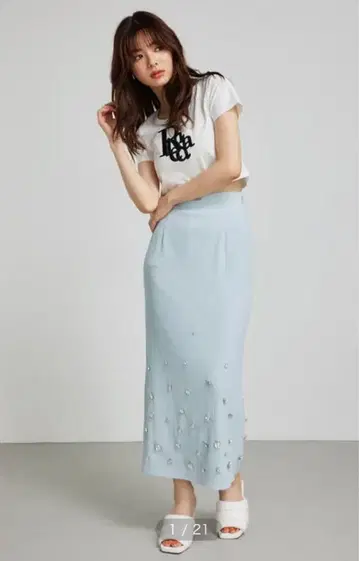 리엔다 비쥬 헴 J/W 타이트 SK S 사이즈 택 포함 새상품
