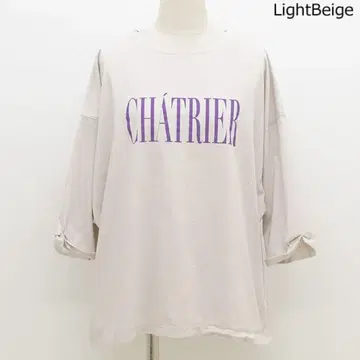 일본제 MICA & DEAL 티셔츠 CHATRIER 코튼 100%