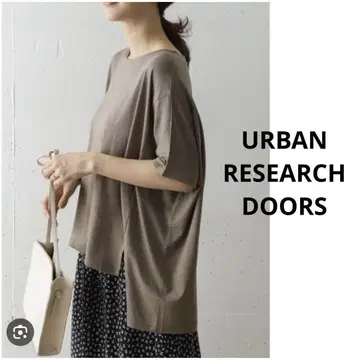 URBAN RESEARCH DOORS 리오셀 코튼 돌먼 컷 티셔츠