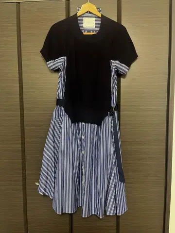 sacai 사카이 니트 도킹 원피스 사이즈 1