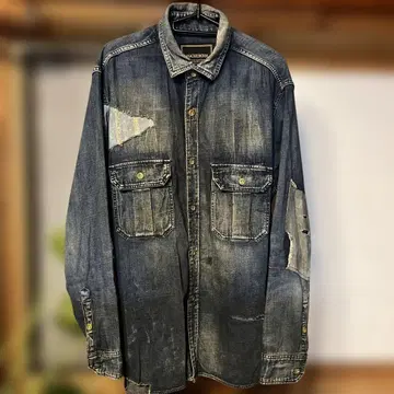 anachronorm 리메이크 빈티지 가공 데님 셔츠 3