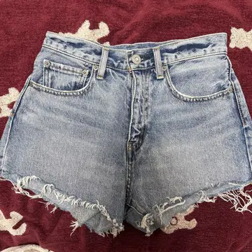 MOUSSY 데님 숏 팬츠