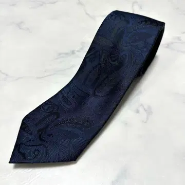 미사용급 새상품급 STYLE=넥타이 페이즐리 무늬 네이비 워셔블