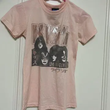 KISS 라이브 쇼 티셔츠 (S)